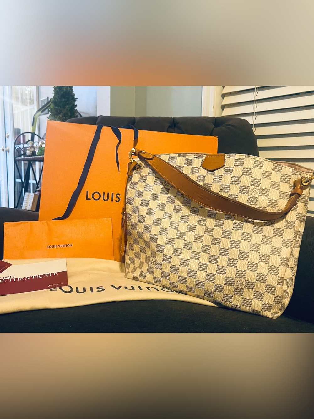Louis Vuitton Damier Azur Graceful PM